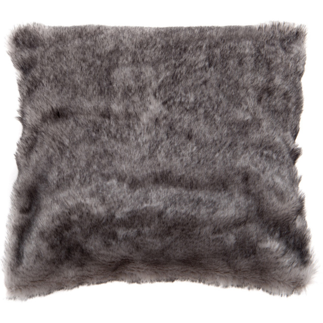 Kaikoo Grey Fur Tipped Cushion - image 1