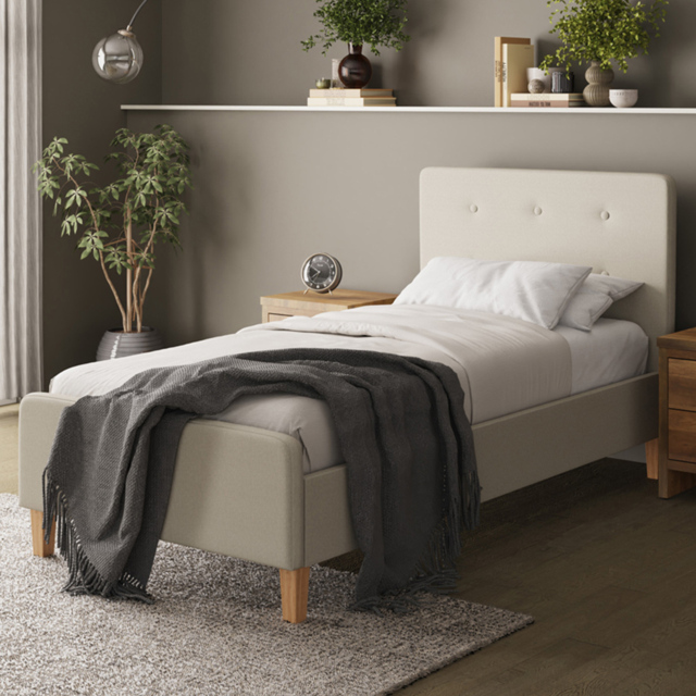 GFW Ashbourne Single Natural Bed Frame - image 1