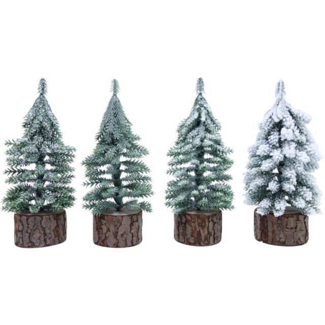 Assorted Natural Trees Green and White - image 1