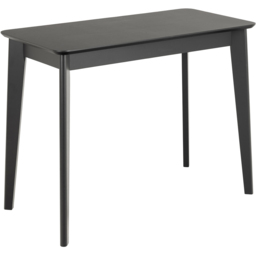 Florence Roxby Single Drawer Black Office Desk - thumbnail 4