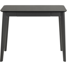 Florence Roxby Single Drawer Black Office Desk - thumbnail 3