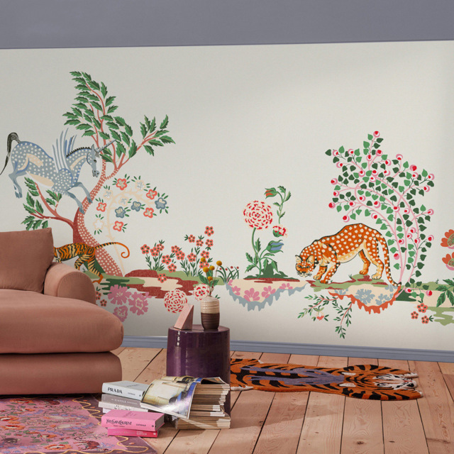 Cath Kidston Painted Kingdom Cream Mural - image 1
