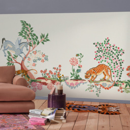 Cath Kidston Painted Kingdom Cream Mural - thumbnail 1
