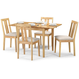 Julian Bowen Rufford Set of 2 Natural Dining Chairs - thumbnail 4