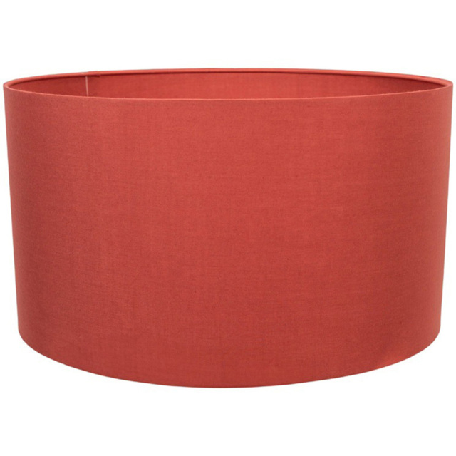 ValueLights Reni Rust Fabric Ceiling Drum Lamp Shade 35cm - image 1