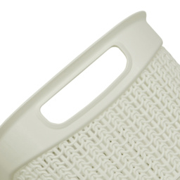 JVL Loop 9L White Storage Basket - thumbnail 4