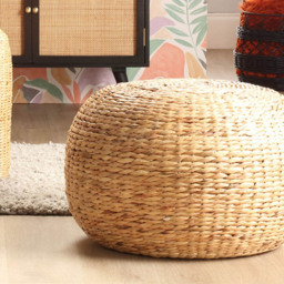 Desser Furniture Danish Rattan Round Footstool - thumbnail 4