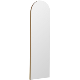 Yearn Gold Arched Narrow Mirror 100 x 30cm - thumbnail 1
