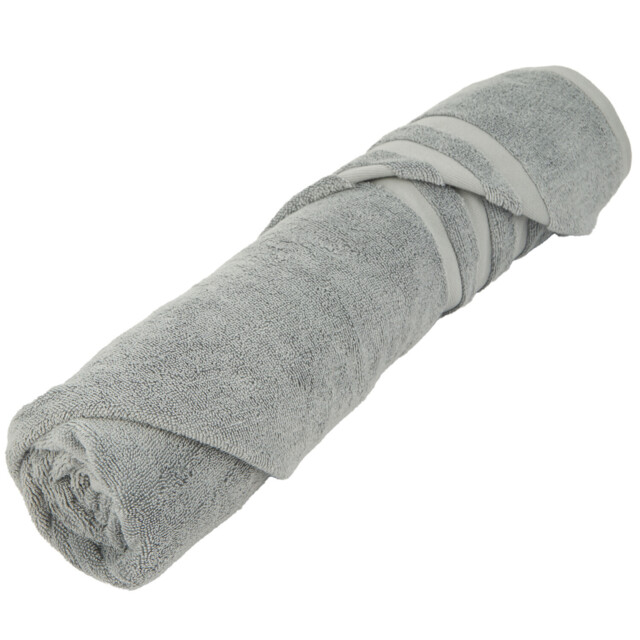 Silver Cotton Bath Sheet 150 x 100cm - image 1