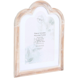 Maeve Wooden Mounted Frame Natural A4 - thumbnail 3