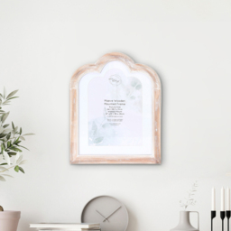 Maeve Wooden Mounted Frame Natural A4 - thumbnail 2