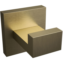 Rothley Square Satin Brass Robe Hook