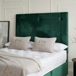 DS Living Kingsley Green Single Plush Divan Bed - thumbnail 2