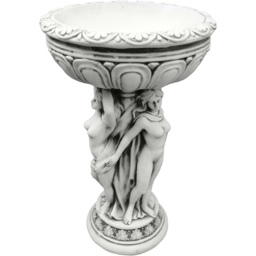Three Goddess with Planter Statue Off White - thumbnail 3