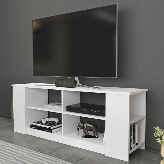 Decorotika Space White 8 Shelf TV Unit - image 1