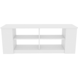 Decorotika Space White 8 Shelf TV Unit - thumbnail 2