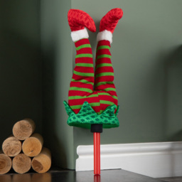 Samuel Alexander 55cm Soft Animated Elf Kicking Legs Christmas Decoration - thumbnail 2