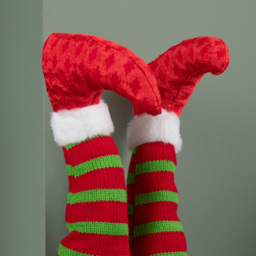 Samuel Alexander 55cm Soft Animated Elf Kicking Legs Christmas Decoration - thumbnail 3