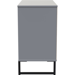 Crowndale Diego 3 Drawer Dusk Grey Chest of Drawers Ready Assembled - thumbnail 2