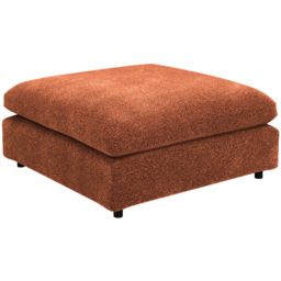 SOLACE+CO Asher Burnt Orange Chenille Footstool - thumbnail 2