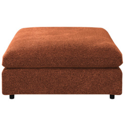SOLACE+CO Asher Burnt Orange Chenille Footstool - thumbnail 3