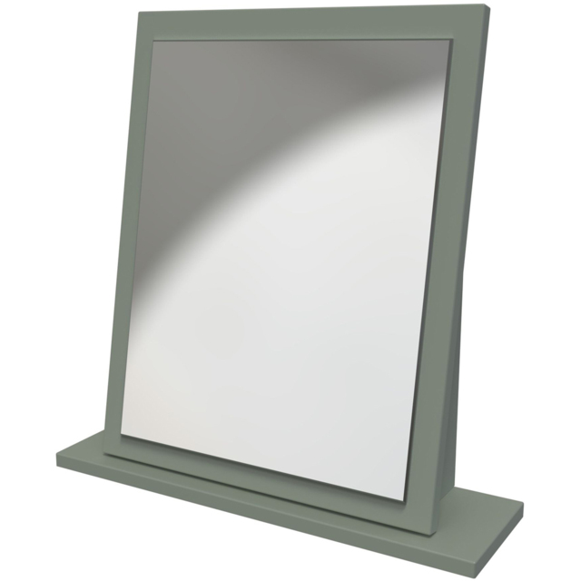 Crowndale Reed Green Mirror Ready Assembled - image 1