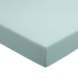 Helena Springfield Super King Size Duck Egg Plain Dye Fitted Sheet - thumbnail 1