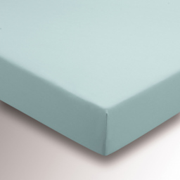 Helena Springfield Super King Size Duck Egg Plain Dye Fitted Sheet - thumbnail 2