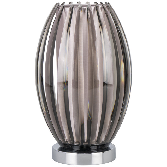 Alayna Acrylic Smoke Table Lamp - image 1
