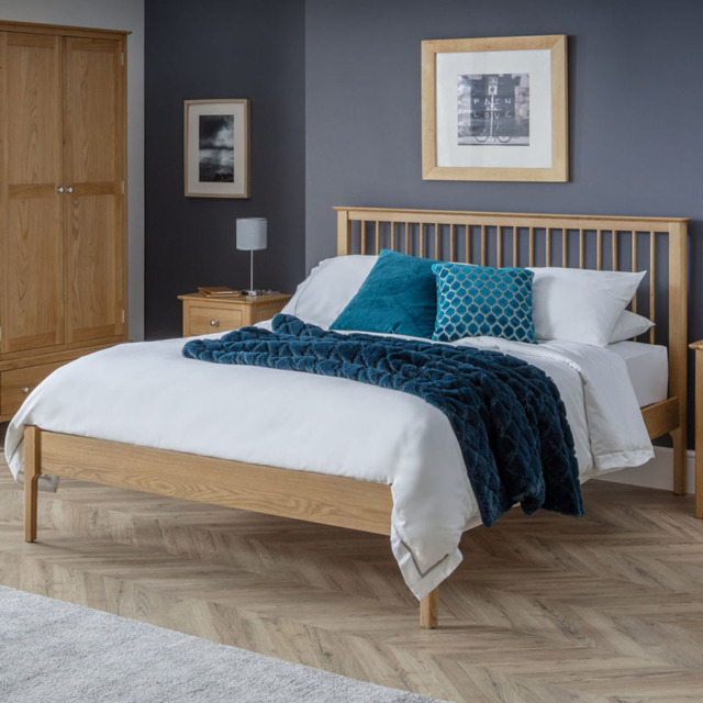 Julian Bowen Cotswold King Size Natural Bed Frame - image 1