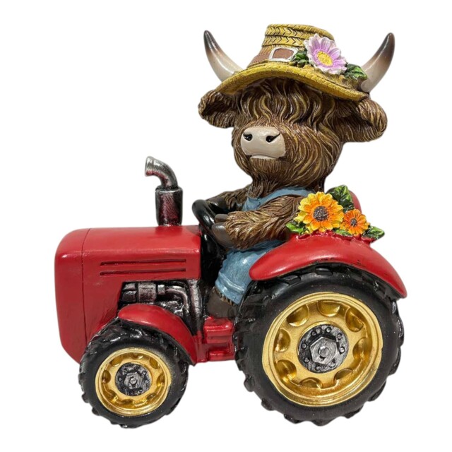 Highland Cow Tractor - image 1