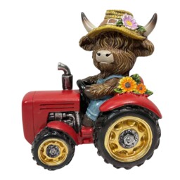 Highland Cow Tractor