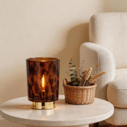 Tortoiseshell Battery-Operated Light Brown - thumbnail 2