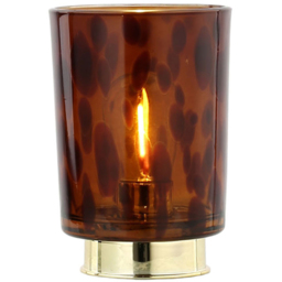Tortoiseshell Battery-Operated Light Brown - thumbnail 3