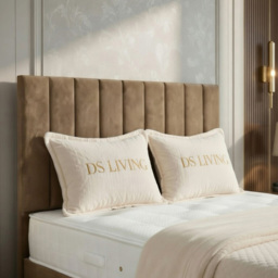 DS Living Aria Beige King Size Plush Ottoman Bed - thumbnail 3