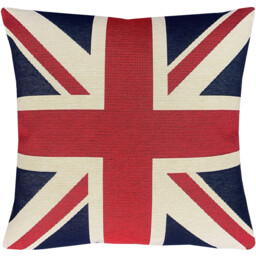 Union Jack Cushion Blue, Red and White
