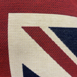Union Jack Cushion Blue, Red and White - thumbnail 3