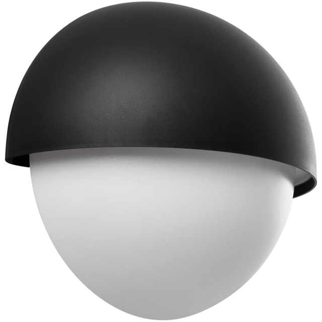Nordlux Scorpius Round Black Outdoor Wall Light - image 1