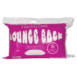 Pack of 2 Large Bounce Back Pillows