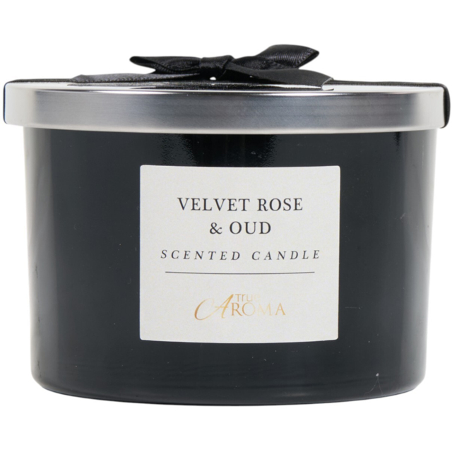 3 Wick Scented Candle Velvet Rose and Oud - image 1