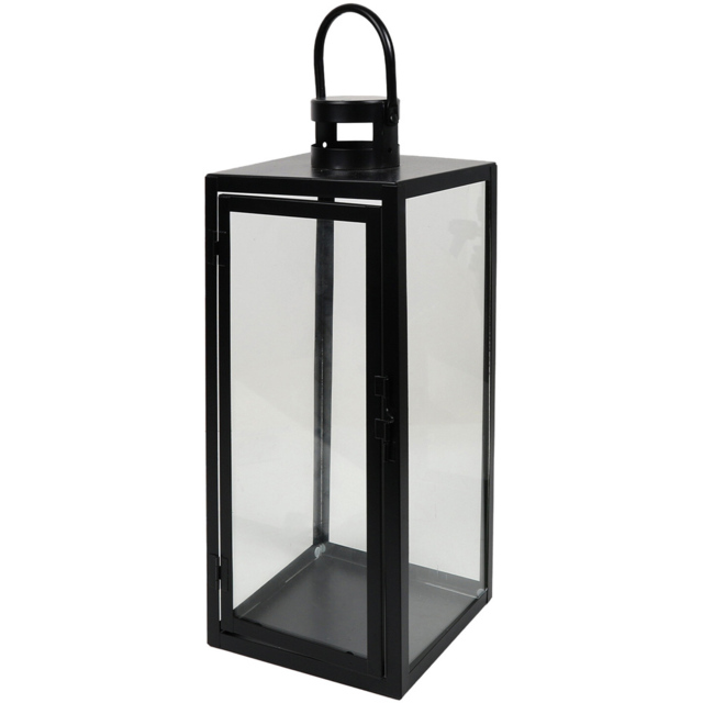 Black Matte Lantern Large - image 1