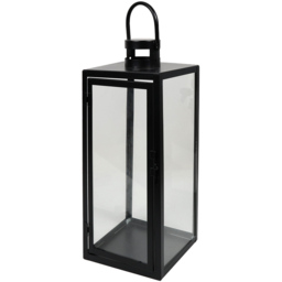 Black Matte Lantern Large