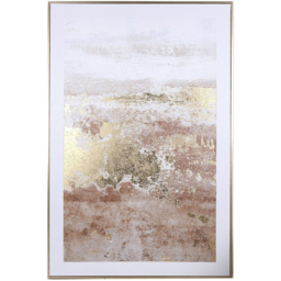 Bronze Distressed Foiled Framed Wall Art 90 x 60cm