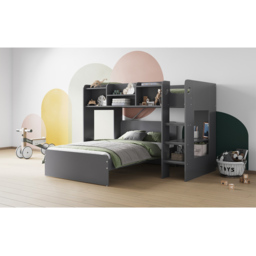 Flair Wizard Grey Small Double L-Shaped Bunk Bed - thumbnail 3