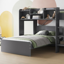 Flair Wizard Grey Small Double L-Shaped Bunk Bed - thumbnail 2