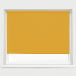 Caecus Blackout Roller Blinds Ochre 210cm x 120cm