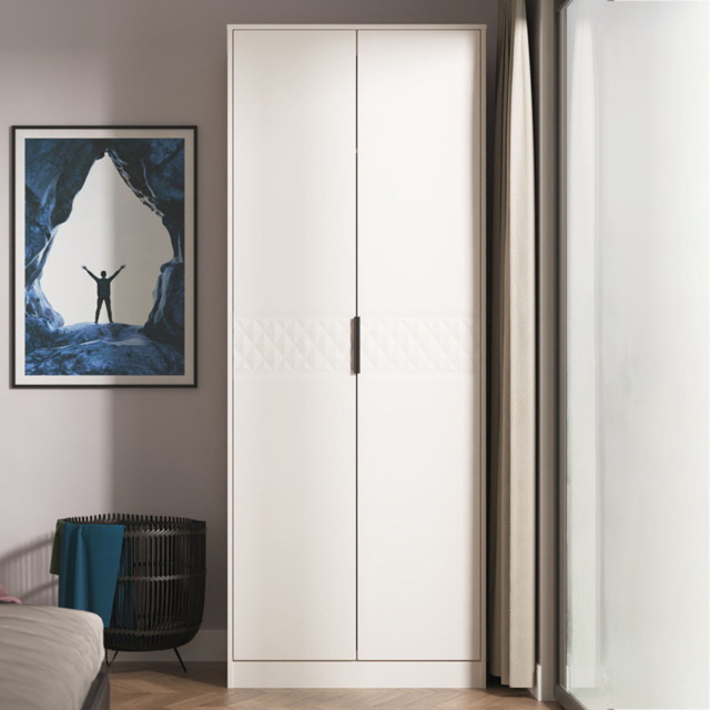 Crowndale Harlequin 2 Door Kashmir Matt Tall Wardrobe Ready Assembled - image 1