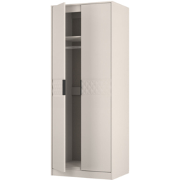 Crowndale Harlequin 2 Door Kashmir Matt Tall Wardrobe Ready Assembled - thumbnail 4