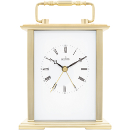 Acctim Gainsborough Gold Colour Carriage Clock - thumbnail 1
