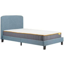Birlea Jacob Single Light Blue Upholstered Bed Frame - thumbnail 2